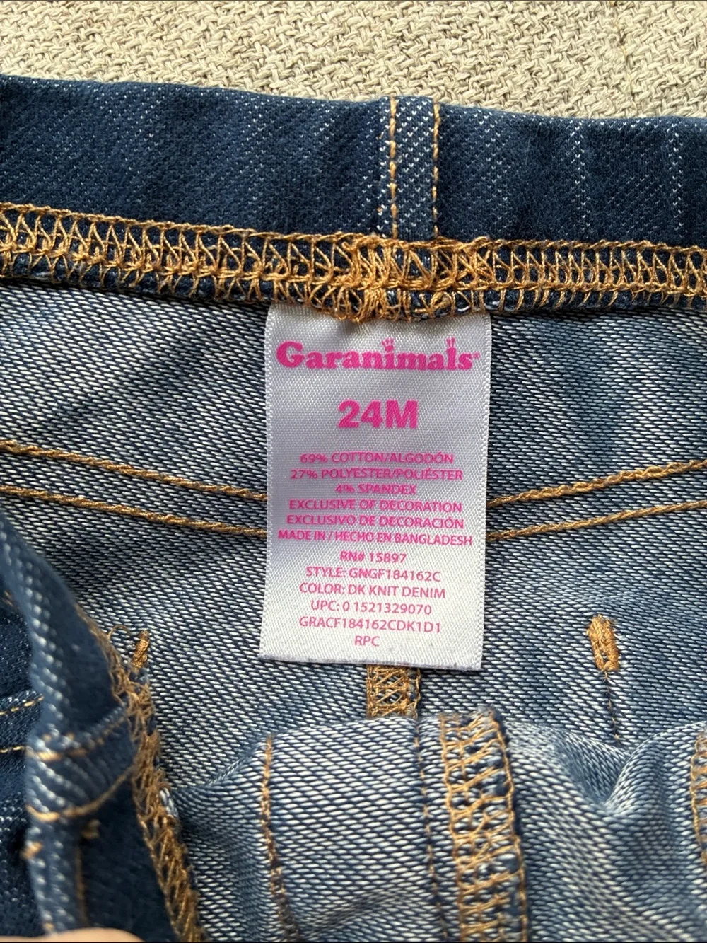Carters soft fabric print