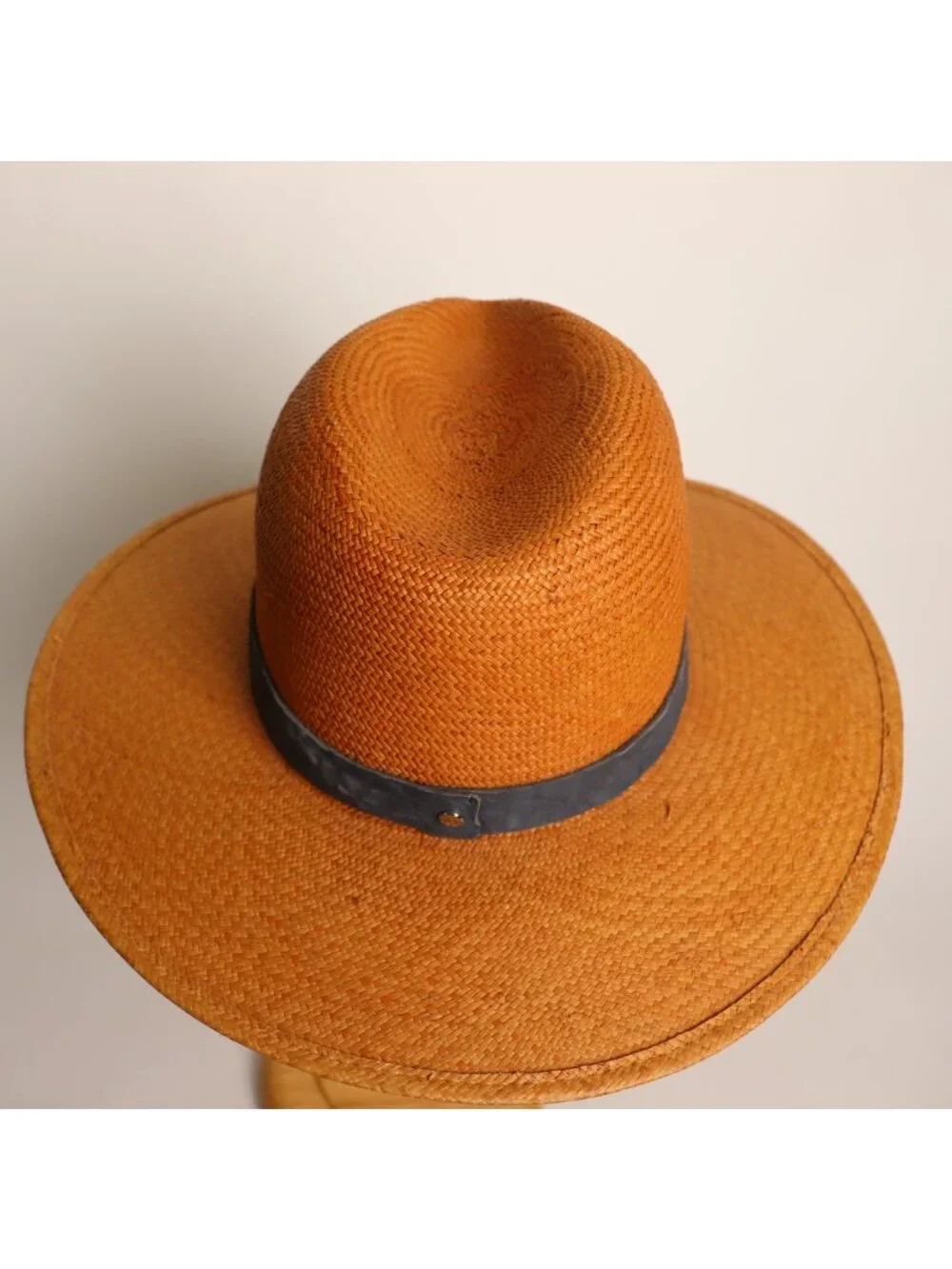 Janessa Leone Panton Short Brim Panama Straw Hat