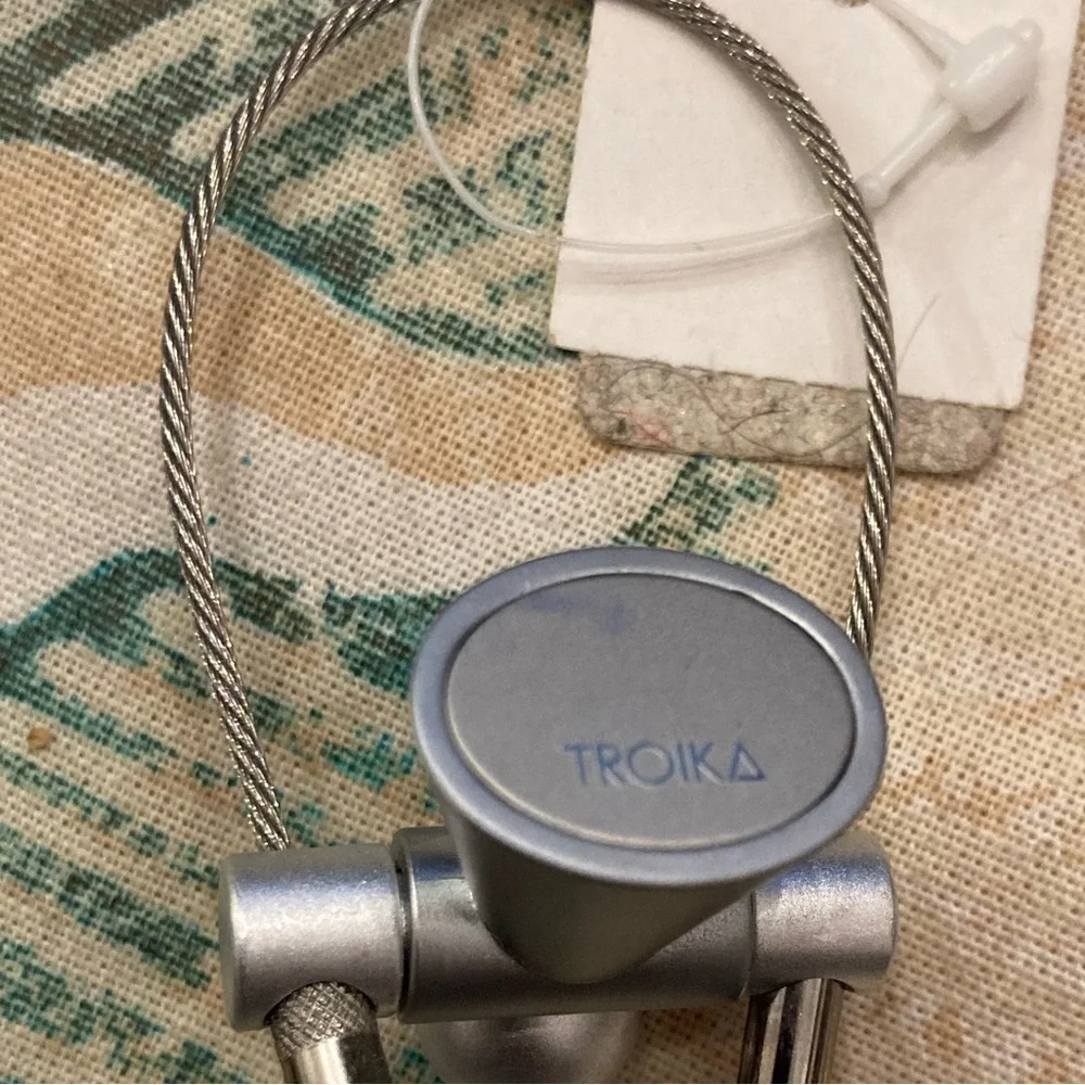 Troika Silver Lady Key Chain or Bag Charm NWT