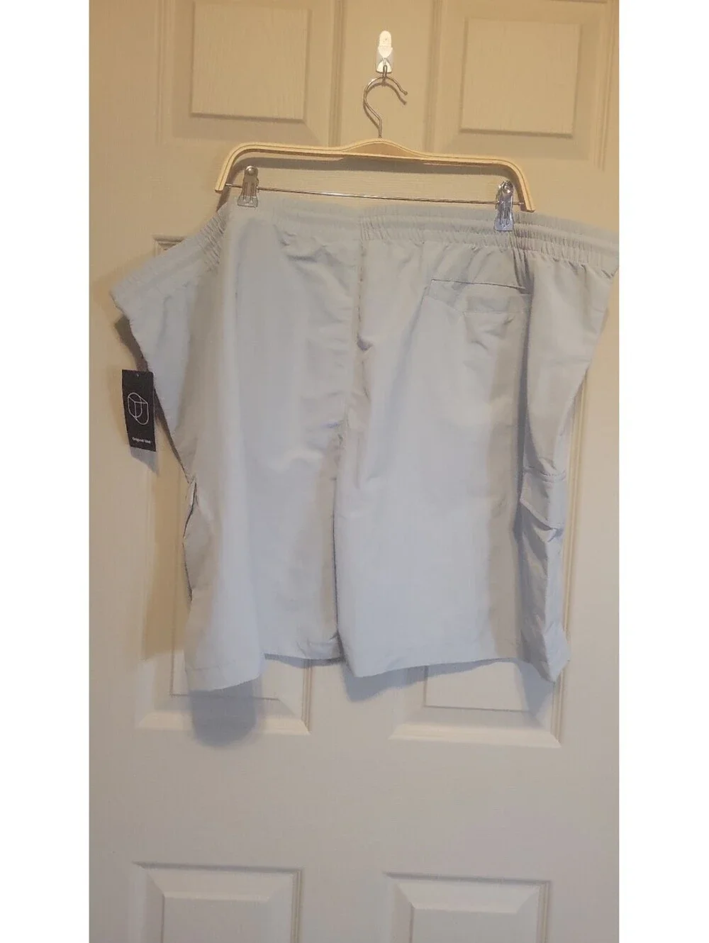 Original Use Light Gray 4XL Athletic Shorts with Drawstring Waist