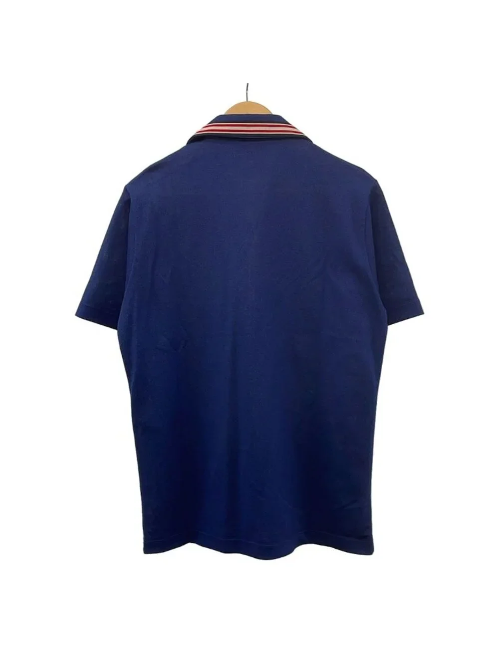 Gucci Short Sleeve Polo Shirt XS Navy Red Interlocking