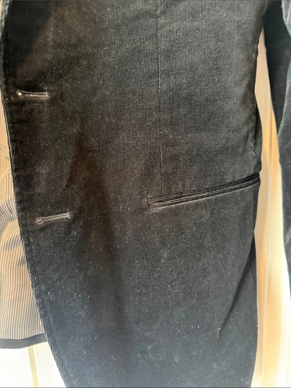 Banana Republic Men's Black Corduroy Sport Coat