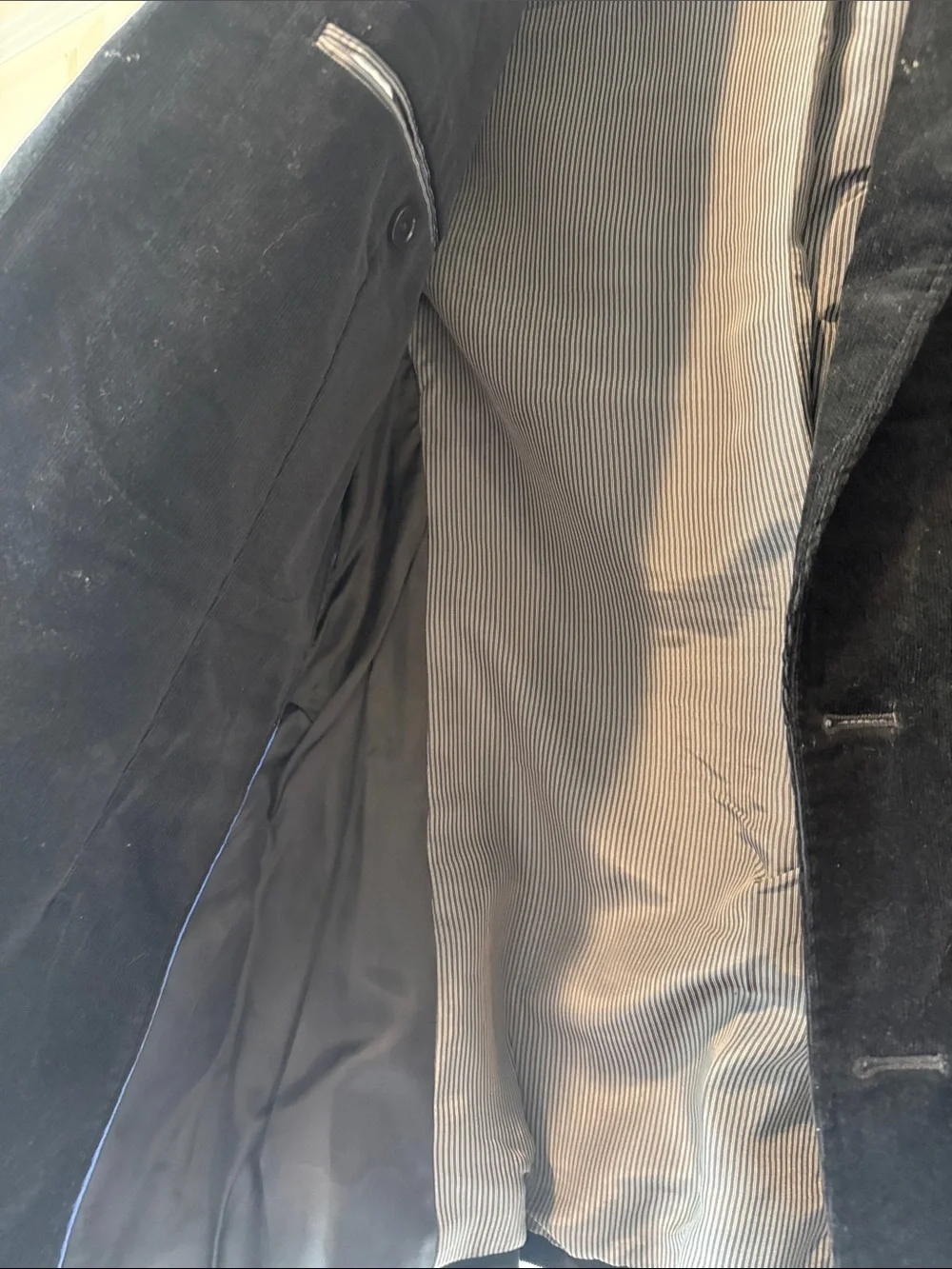 Banana Republic Men's Black Corduroy Sport Coat
