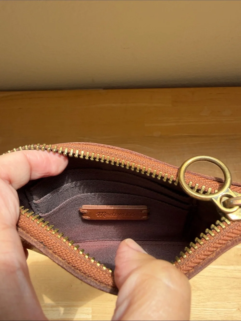 Madewell compact leather