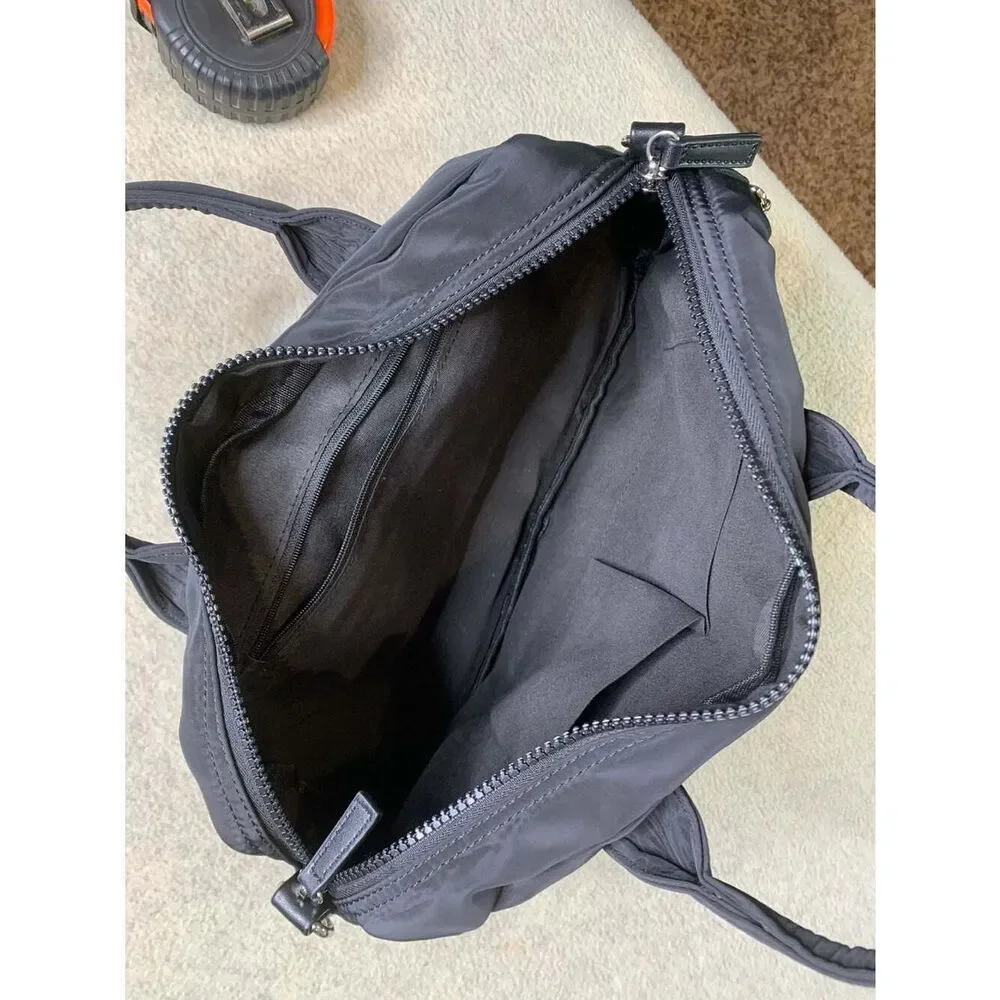 Rebecca Minkoff Ellie Nylon Diaper Travel Bag Black