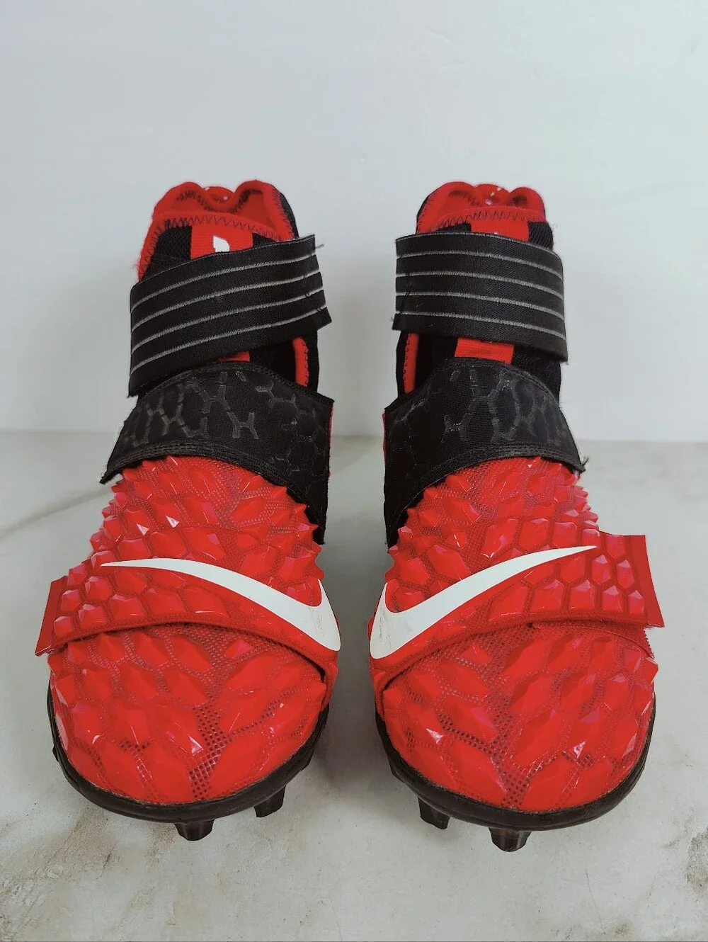 Nike Men's Force Savage Elite 2 Football Cleats, Black Red, Sz 9