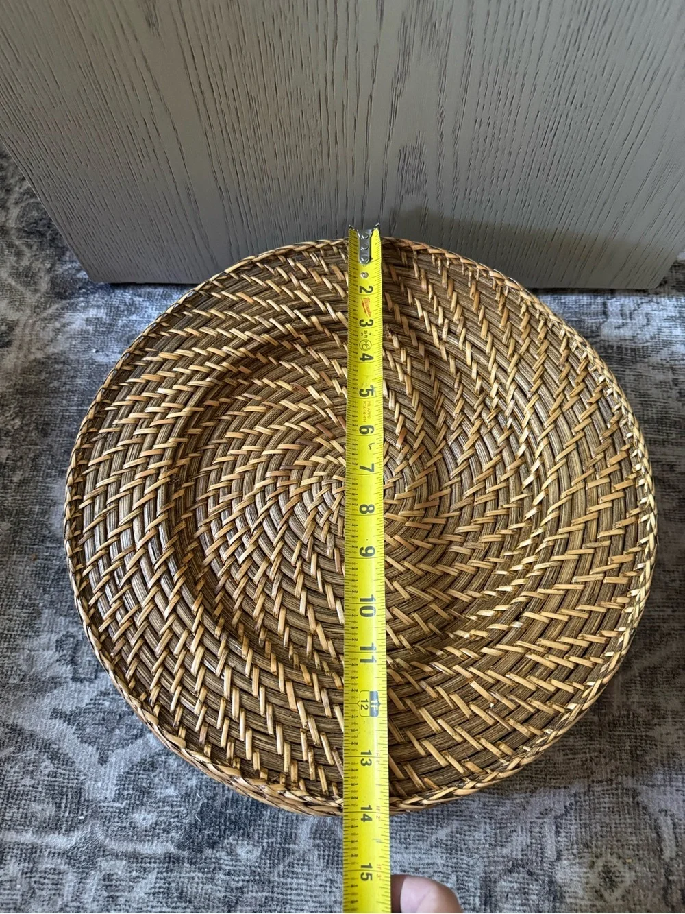 Source Unknown handwoven rattan