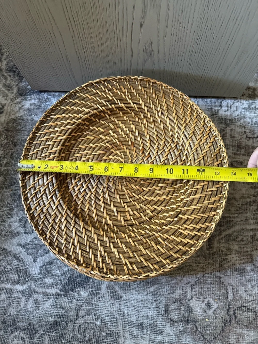 Source Unknown handwoven rattan