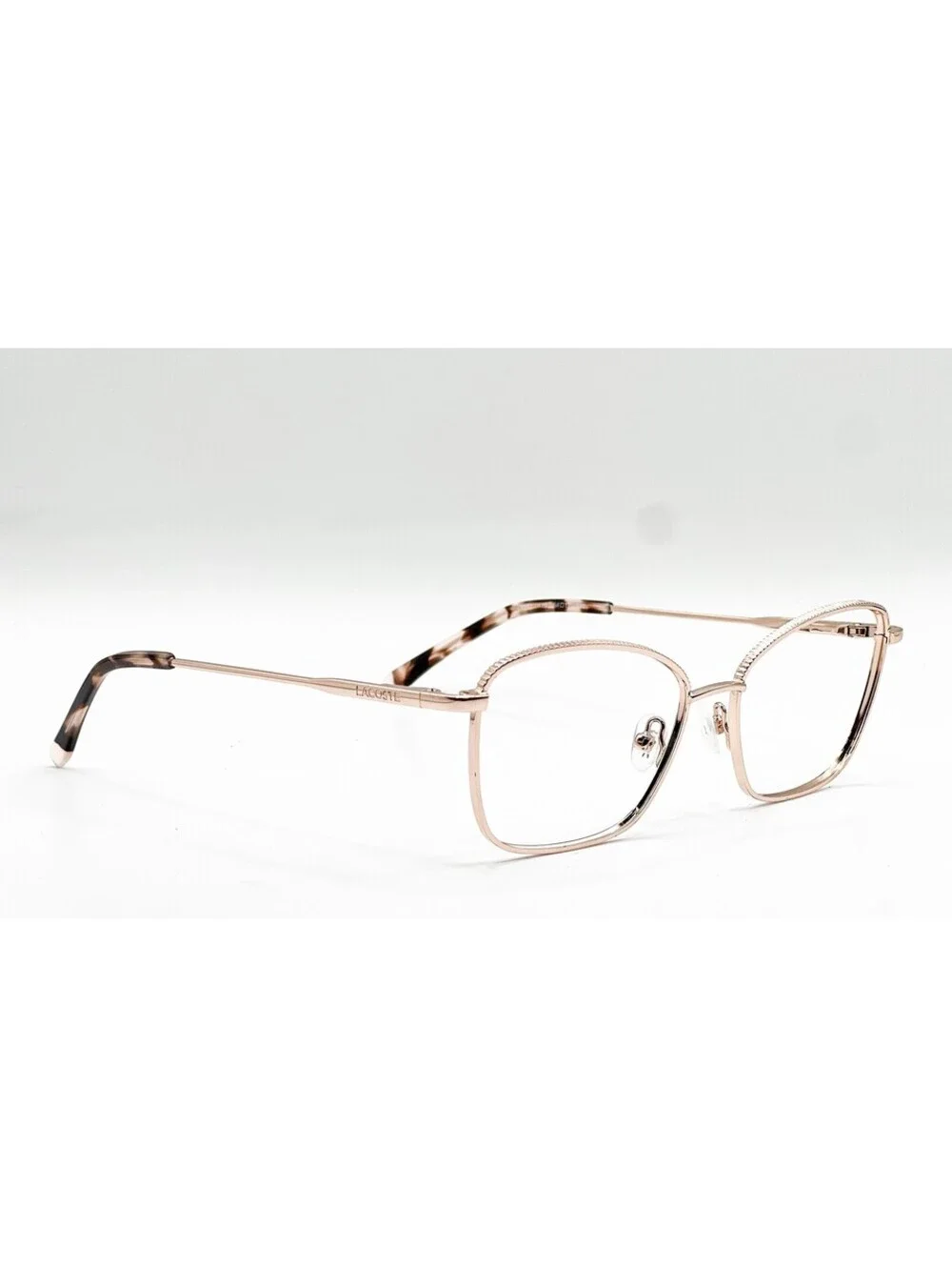 Lacoste L2281 770 Rose Gold Square Authentic Eyeglass Frames 54-17