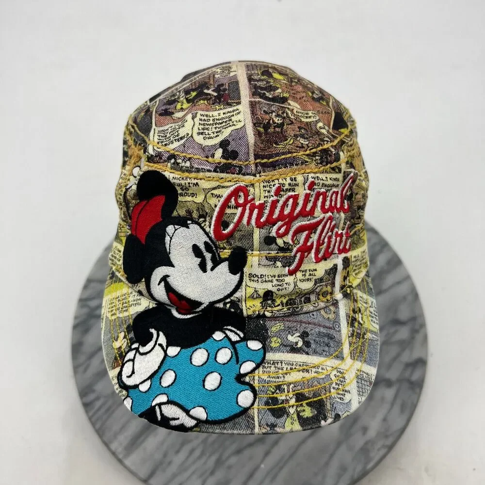 Minnie Mouse Comic Book Hat Womens OS One Size Original Flirt Disney Ball Cap