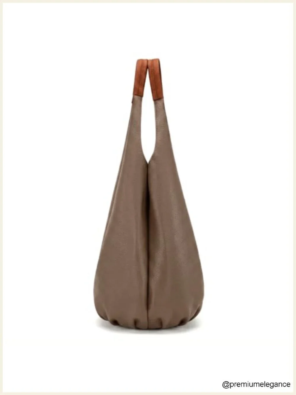 Vegan Leather Slouchy Hobo Bag Set with Tassels & Magnetic Clasp