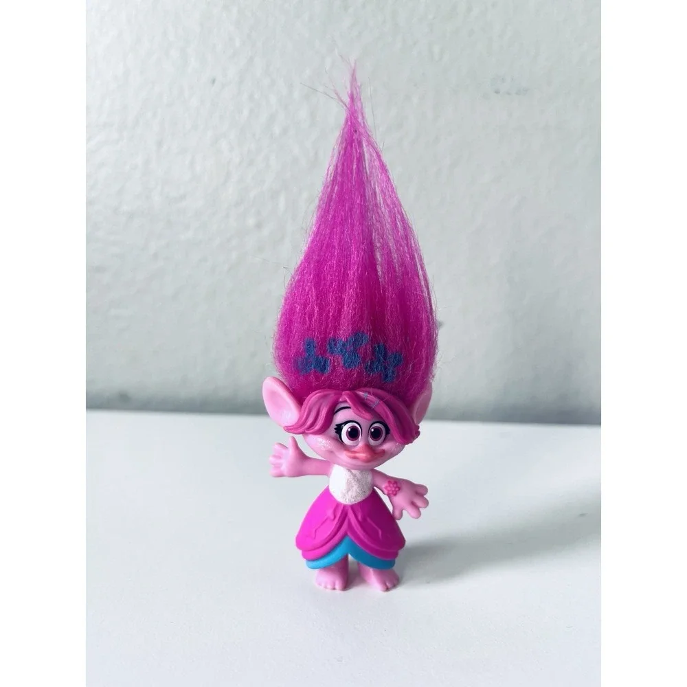 Trolls Movie Poppy Pink‎ Figure Toy Figurine Pink Dreamworks