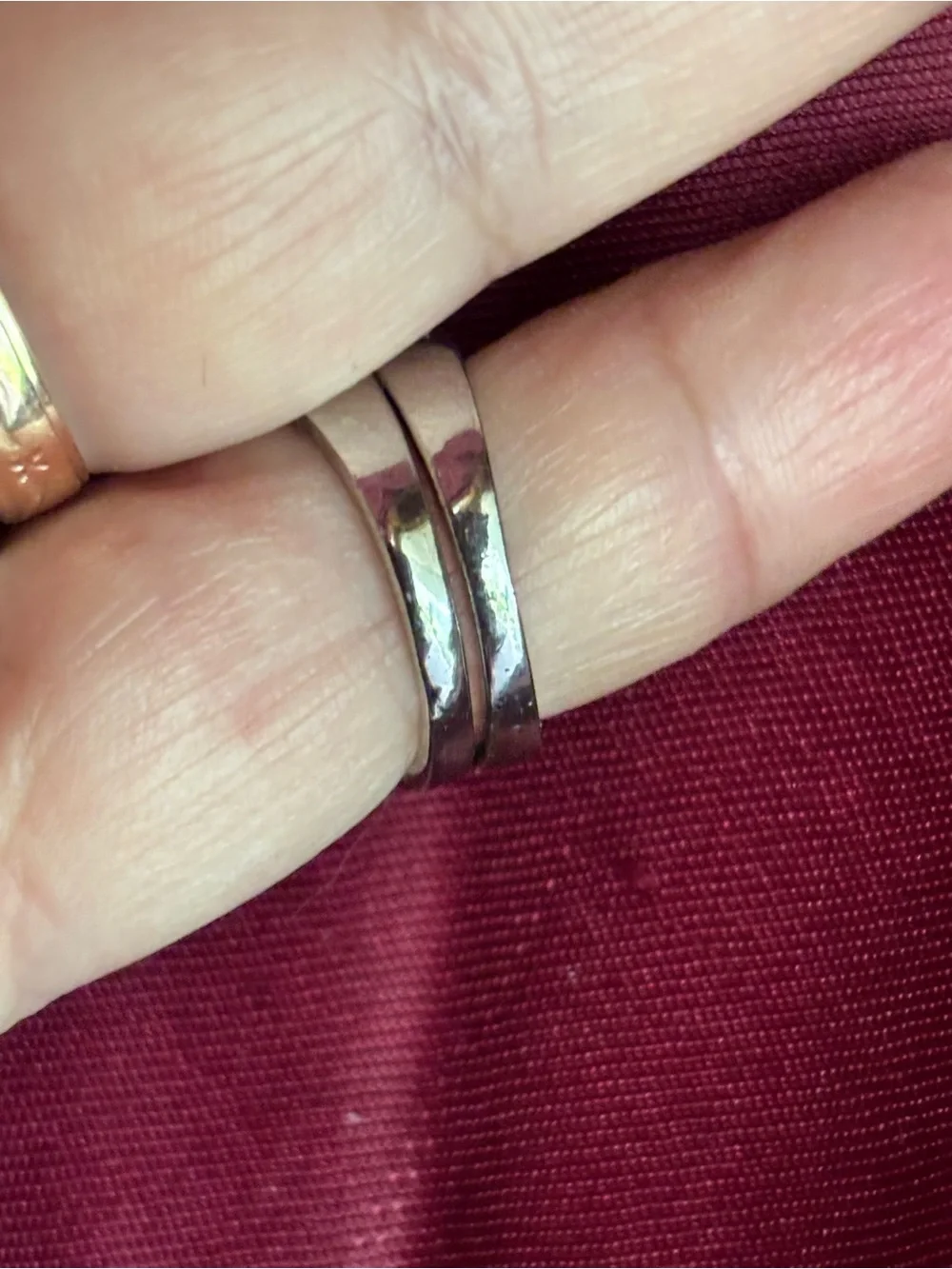 No brand shiny silver