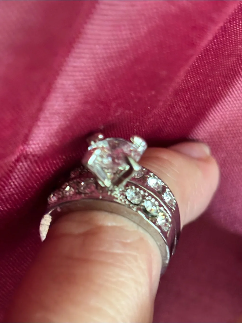 No brand shiny silver