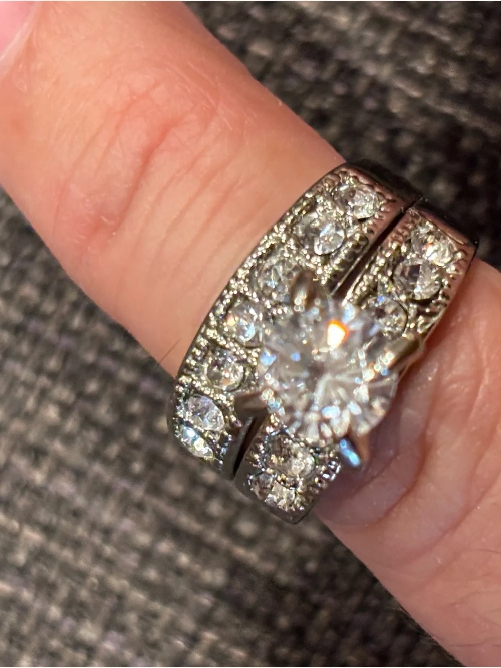 No brand shiny silver