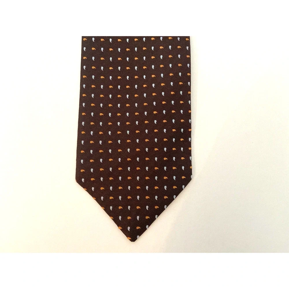 ERMENEGILDO ZEGNA MEN'S TIE, SILK, GREAT COLORS EXCELLENT CONDITION 56' x 3 1/2