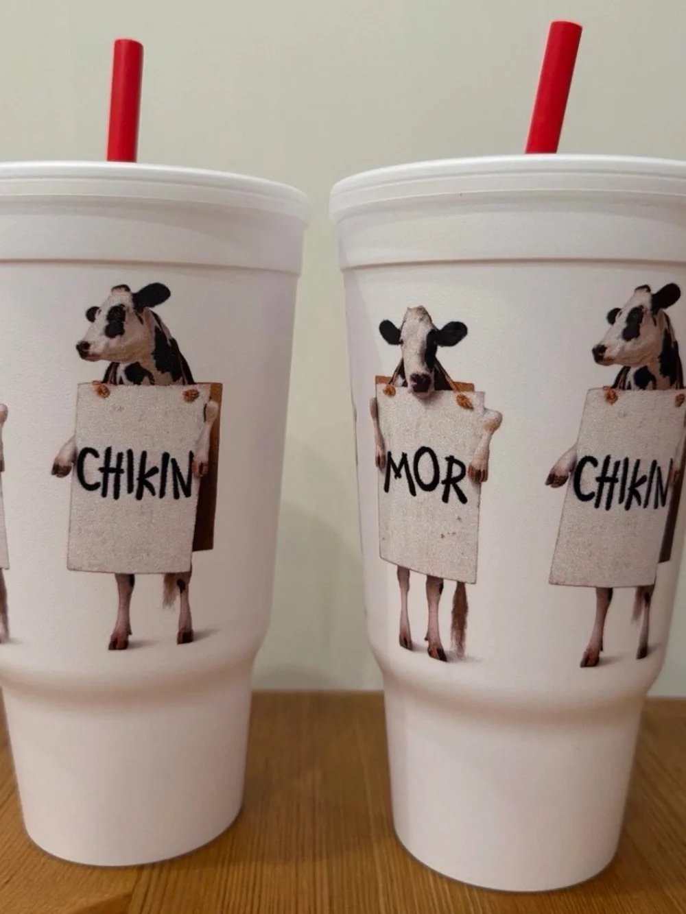 Chick-Fil-A two white