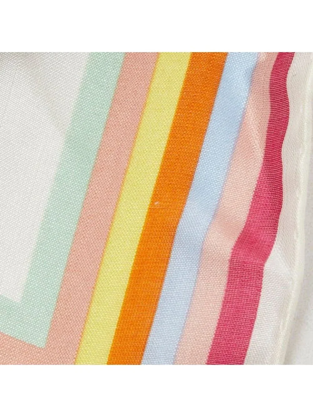 Louis Vuitton Monogram Multicolor Carre 45 Scarf Blanc Silk