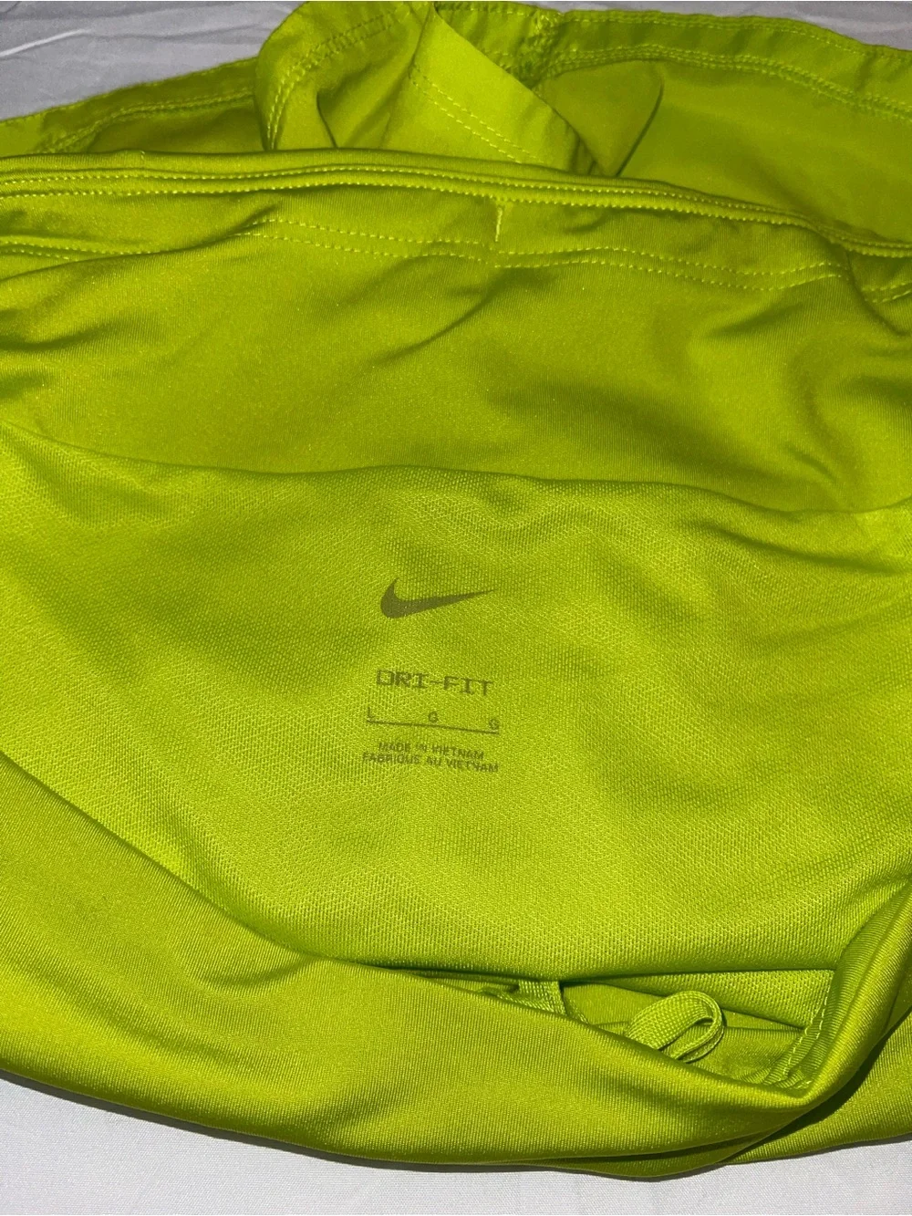 Nike Women’s Bright Lime Green Athletic Shorts