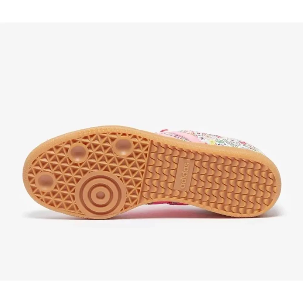 adidas Kids Floral Pink Low-Top Sneakers - Reposhed