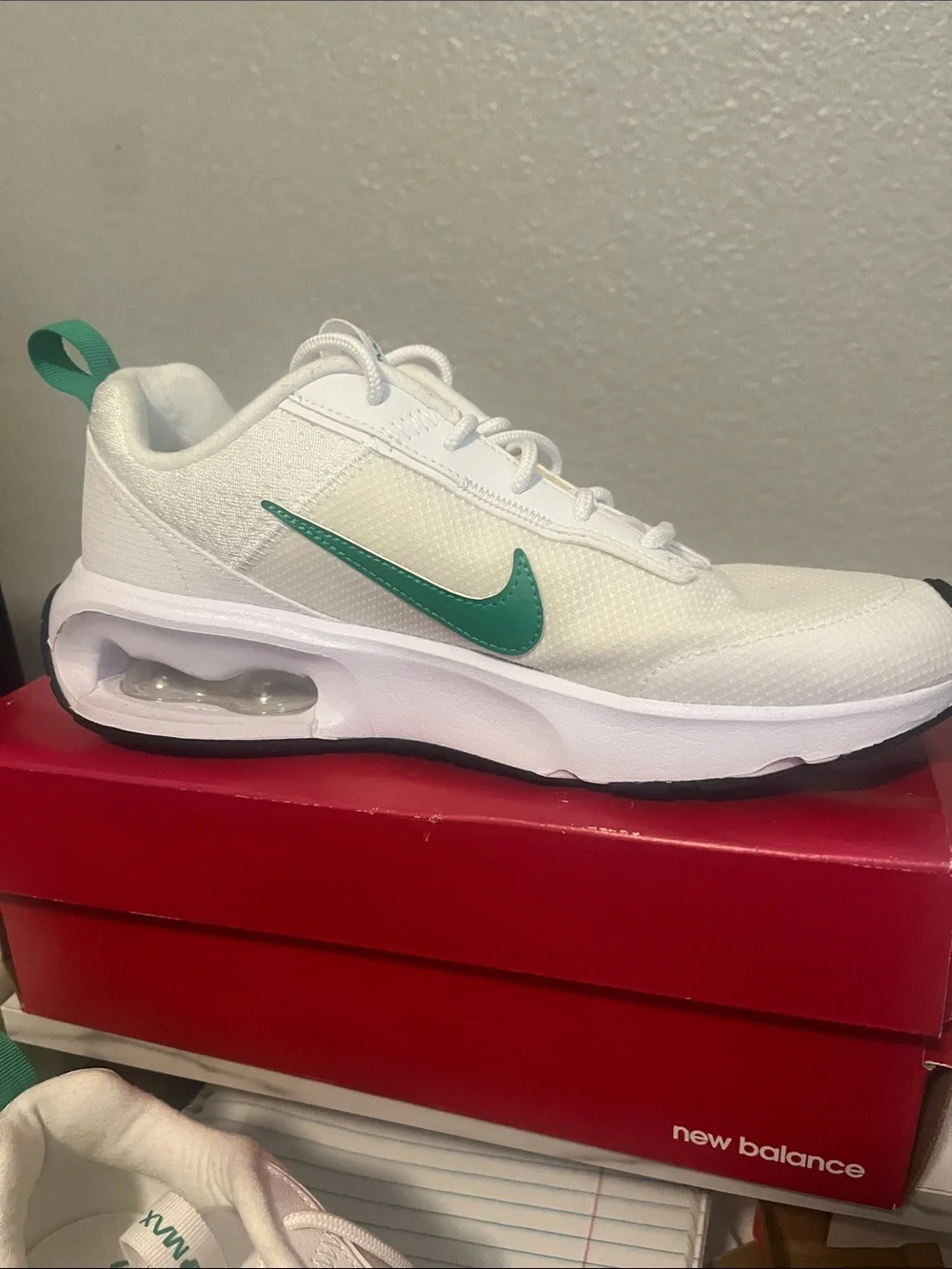 Nike white running