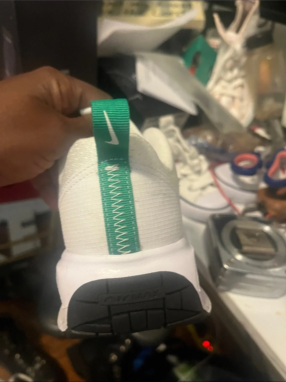 Nike white running