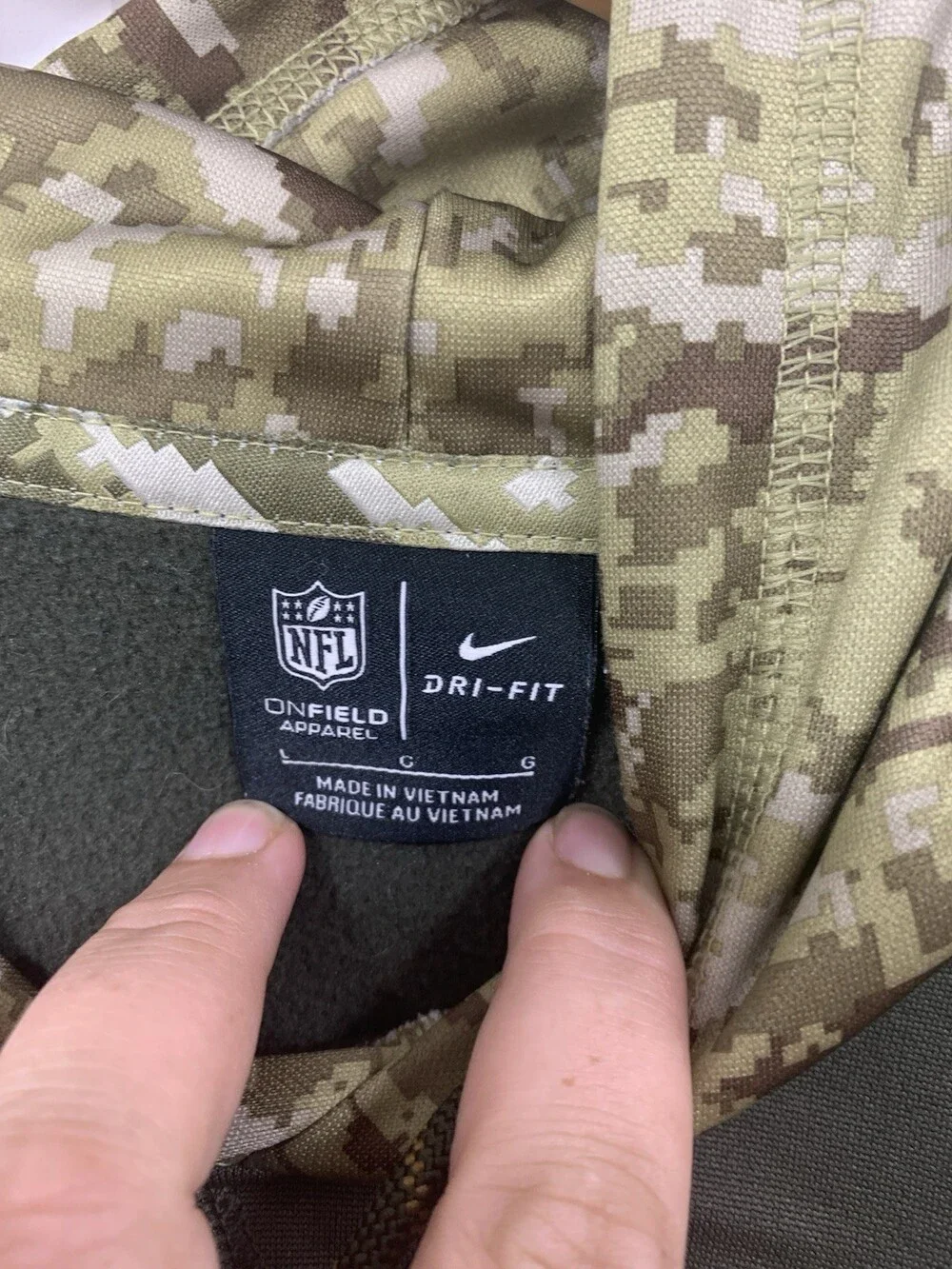 Nike NFL On Field Salute to Service Hoodie Tampa Bay Buccaneers USA Large
