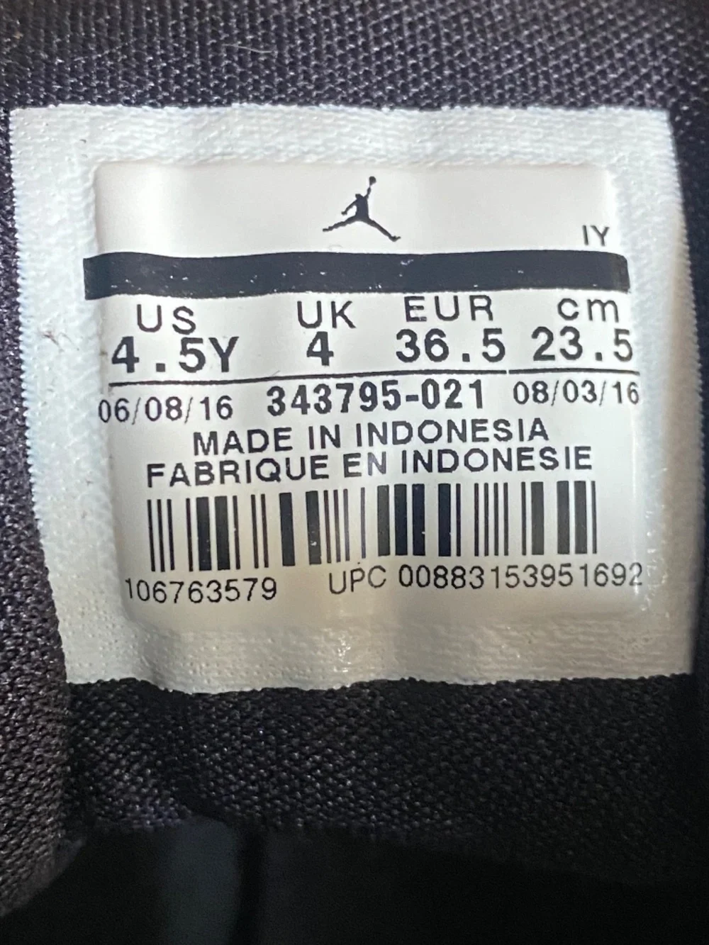 Jordan authentic true