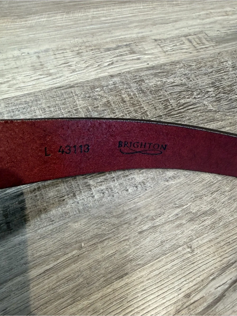 Brighton tooled leather