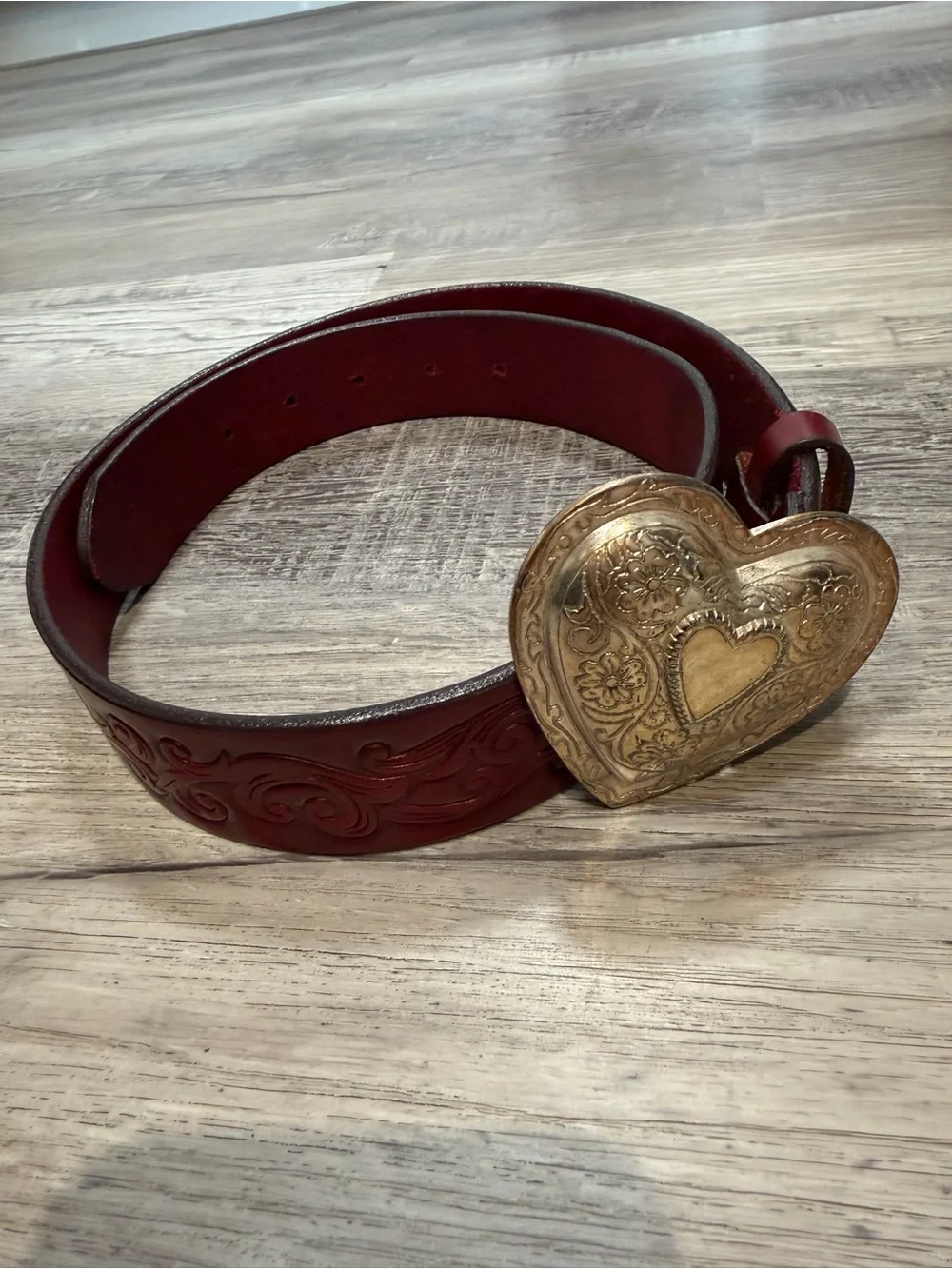 Brighton tooled leather