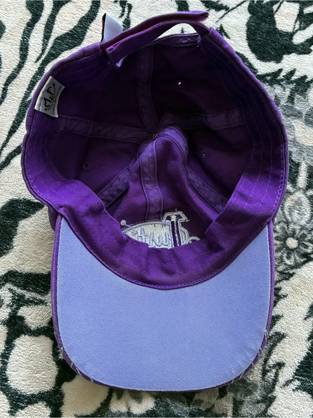 000 - VINTAGE 00s JUSTIN BOOTS EMBROIDERED Y2K COWGIRL WESTERN RHINESTONE HAT