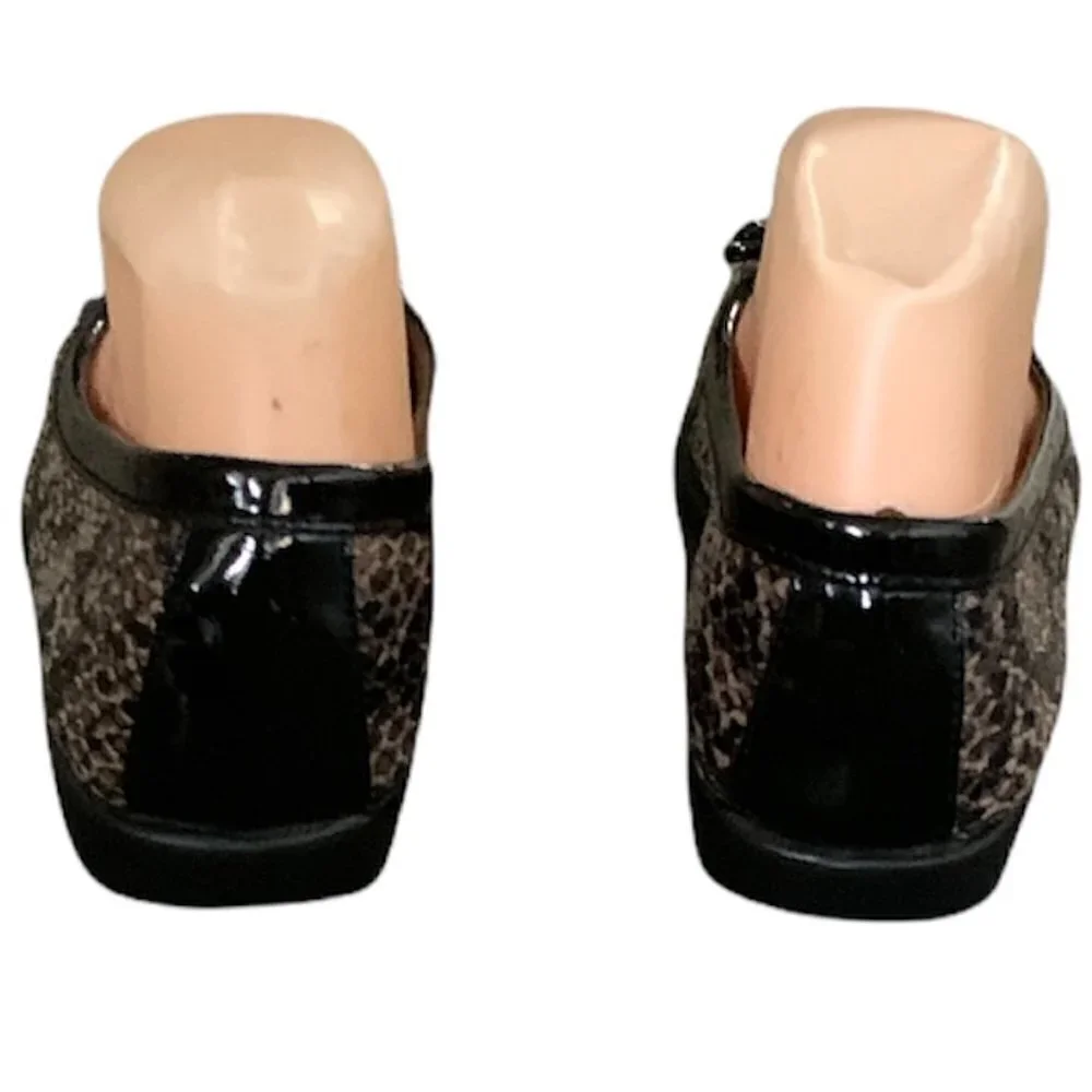 Aerosoles Homebet Snakeskin‎ Ballet Flats Sz 6-1/2 #210i