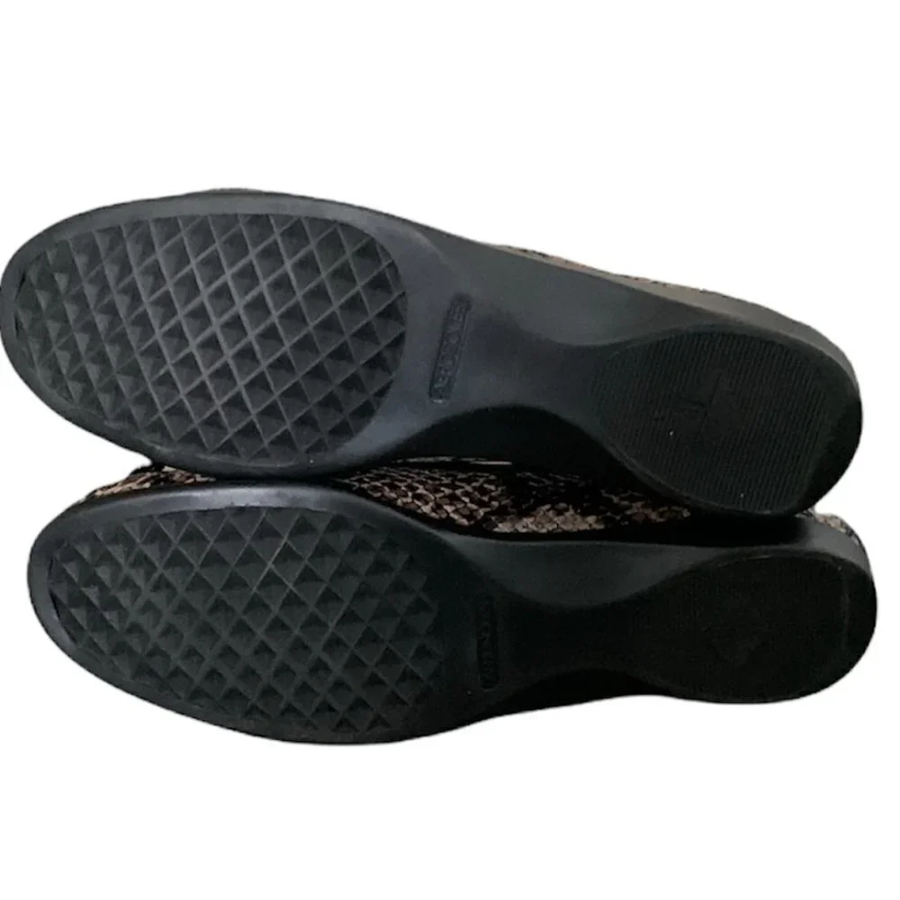 Aerosoles Homebet Snakeskin‎ Ballet Flats Sz 6-1/2 #210i