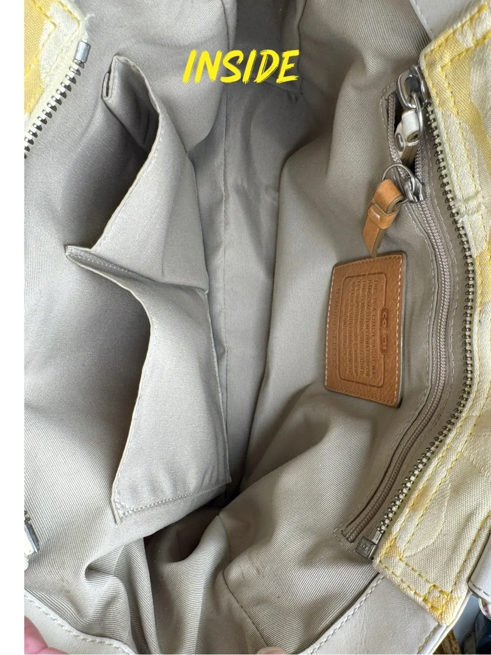 Coach older insides