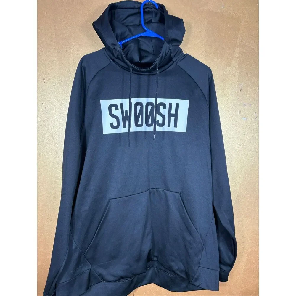 Nike mens swoosh pullover hoodie size XXL