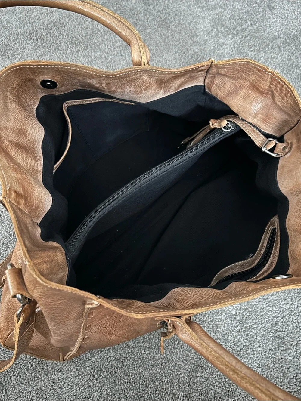 Bed Stu Rockaway X-Large Leather Tote Handbag
