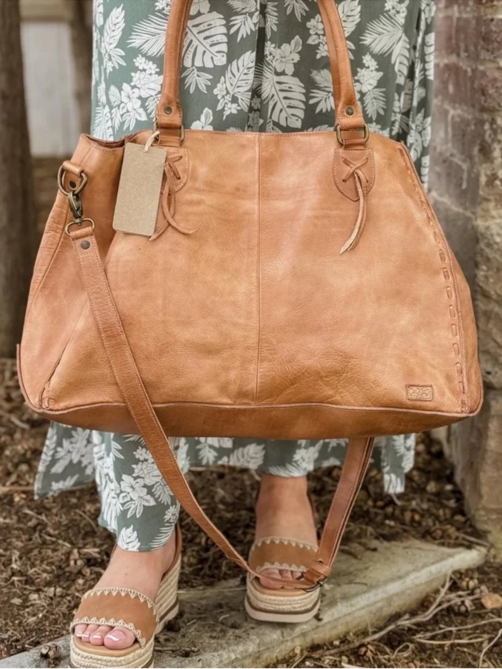 Bed Stu Rockaway X-Large Leather Tote Handbag