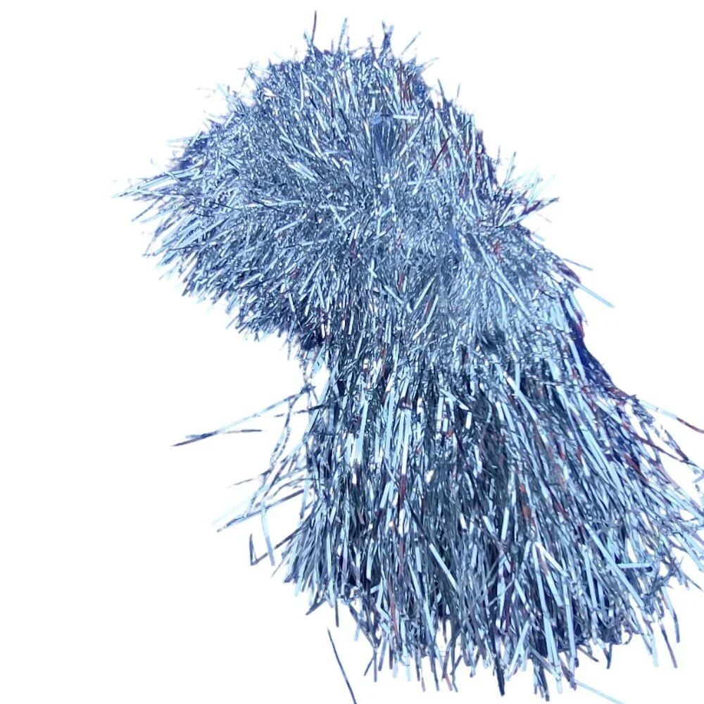 Silver/White Short Tinsel Wig Short (Halloween Costume/Cosplay)