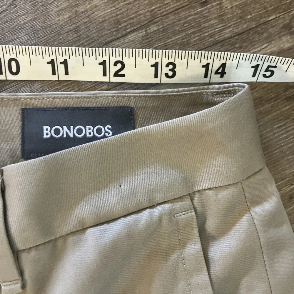 Bonobos‎ Wednesday Pants Mens 29x32 Beige Chino Straight