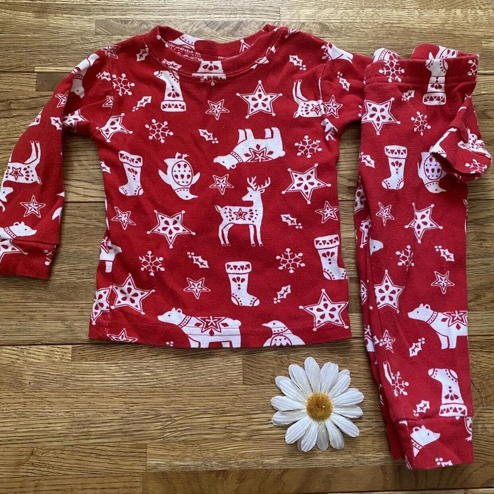 Carter's Christmas Pajamas Size‎ 6 Months