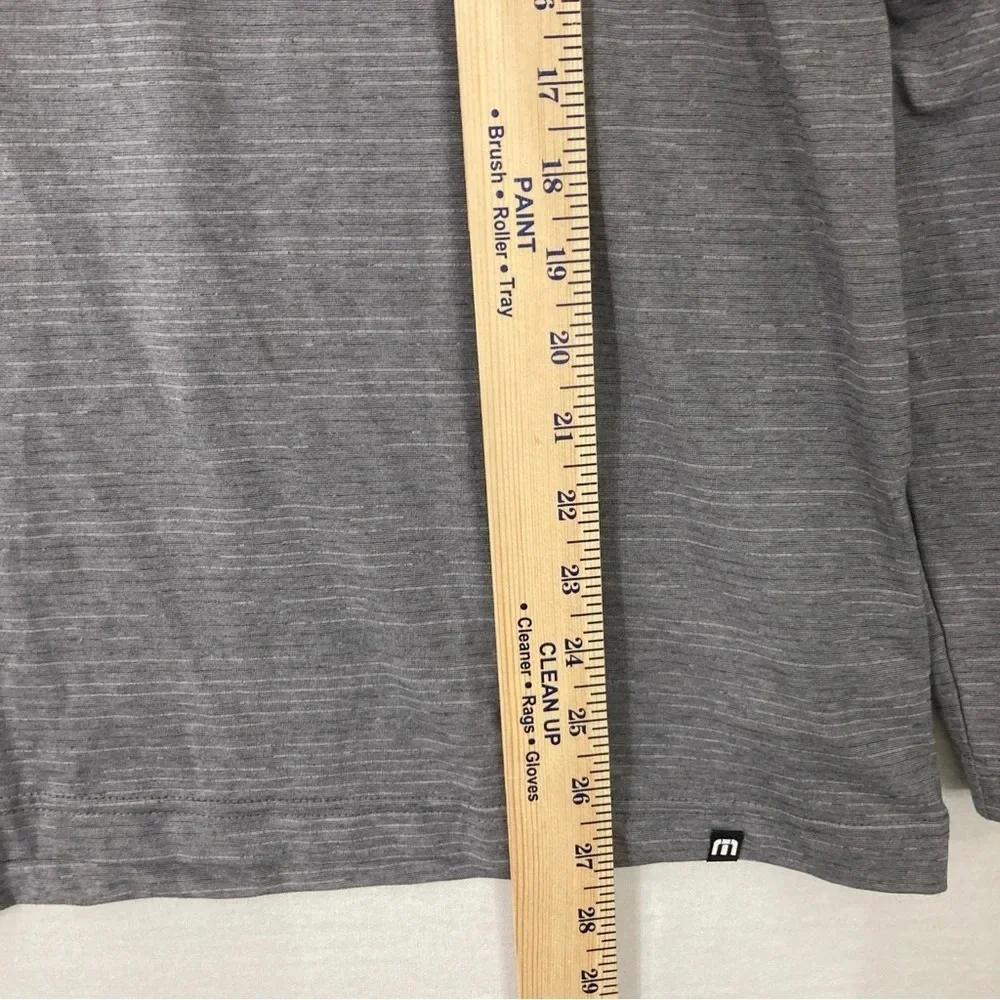 Travis Matthew Gray 1/4‎ Zip Long Sleeve Pull-over Top size XXL