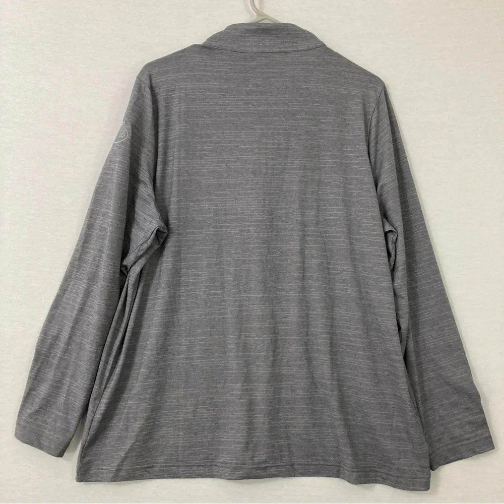 Travis Matthew Gray 1/4‎ Zip Long Sleeve Pull-over Top size XXL