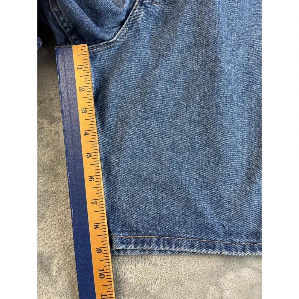Wrangler‎ Hero Originals Men's Blue Denim Shorts 38x9 Relaxed Fit  Medium Wash