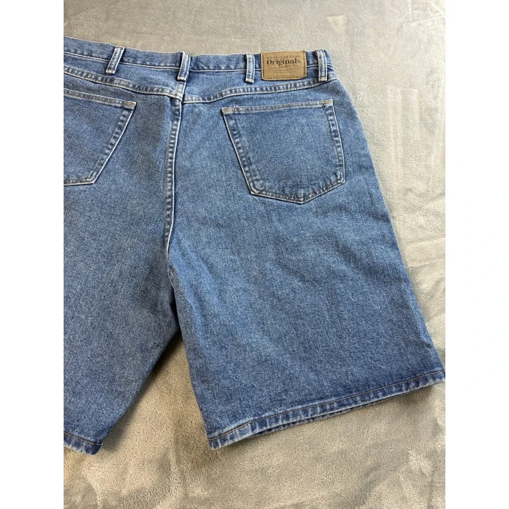 Wrangler‎ Hero Originals Men's Blue Denim Shorts 38x9 Relaxed Fit  Medium Wash