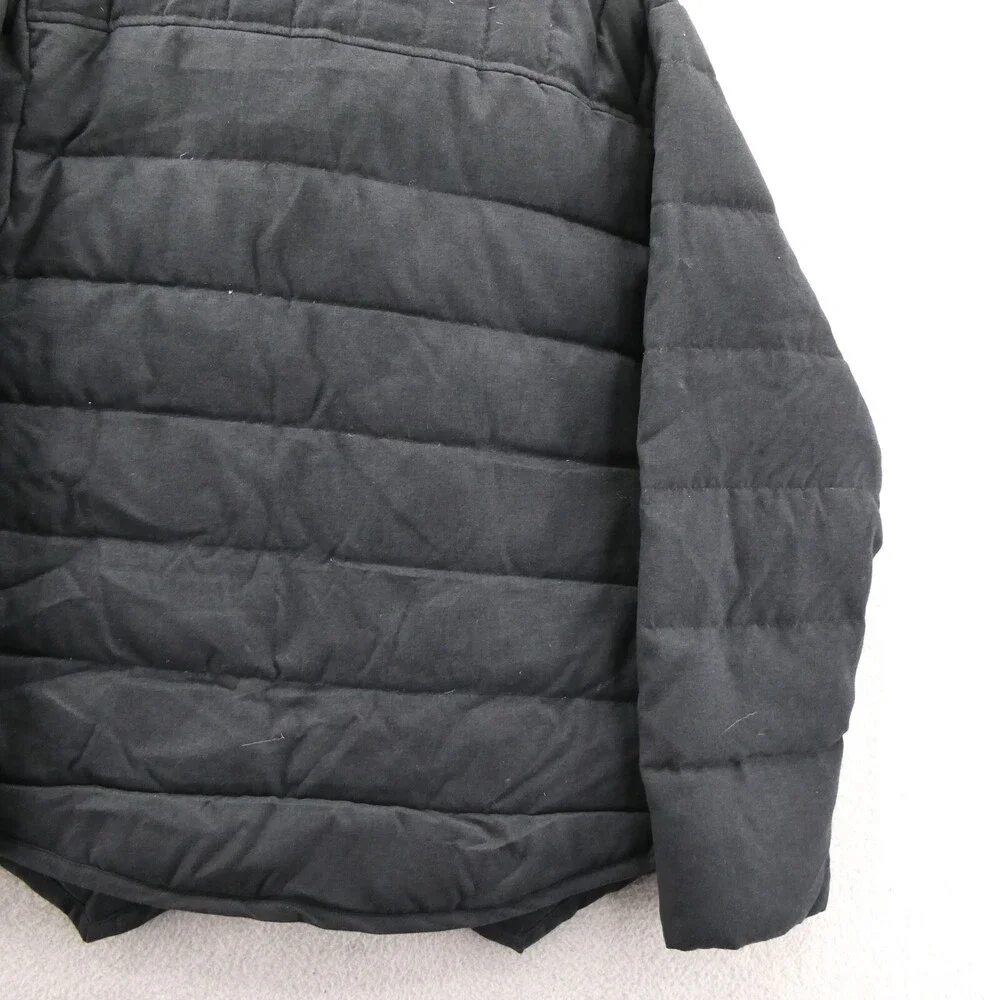 UGG Australia Womens Small Black Trucker Quilted Puffer‎ Coat Jacket Full Zip