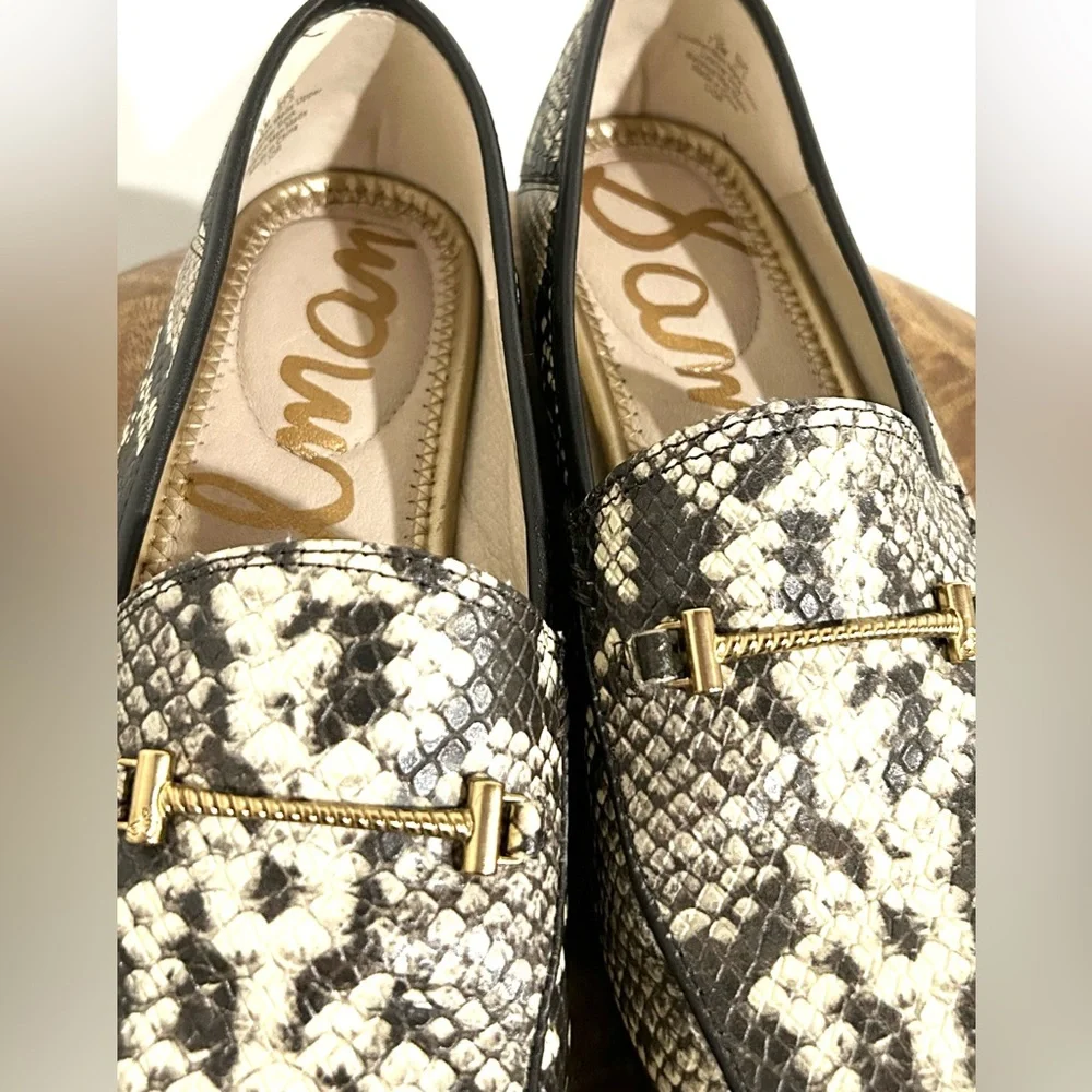 Sam Edelman Lior‎ Roccia Snake Print Leather Loafer 7.5