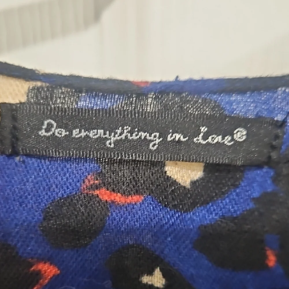 Bundle Sale |‎ 4 For $20 | Do Everything in Love Blue and Black Patterned Kimono
