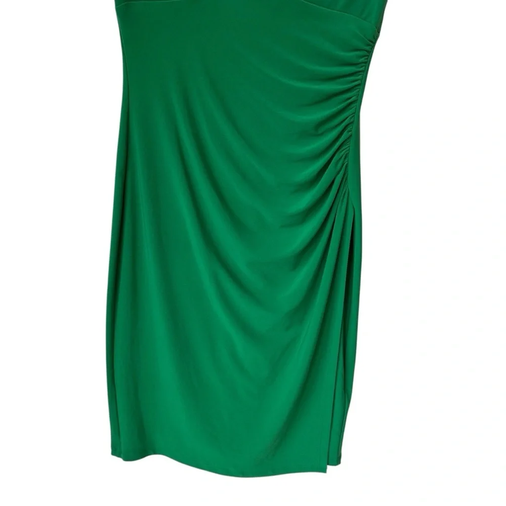 Lauren Ralph Lauren Emerald Green Sleeveless Midi Dress, Size 6
