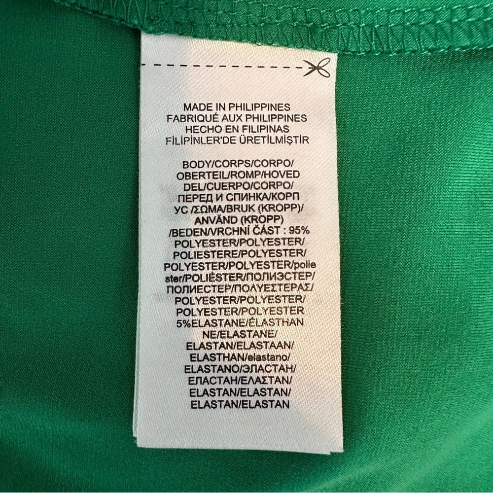Lauren Ralph Lauren Emerald Green Sleeveless Midi Dress, Size 6