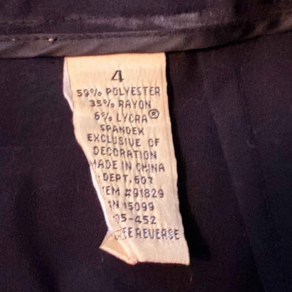 Apostrophe black stretch